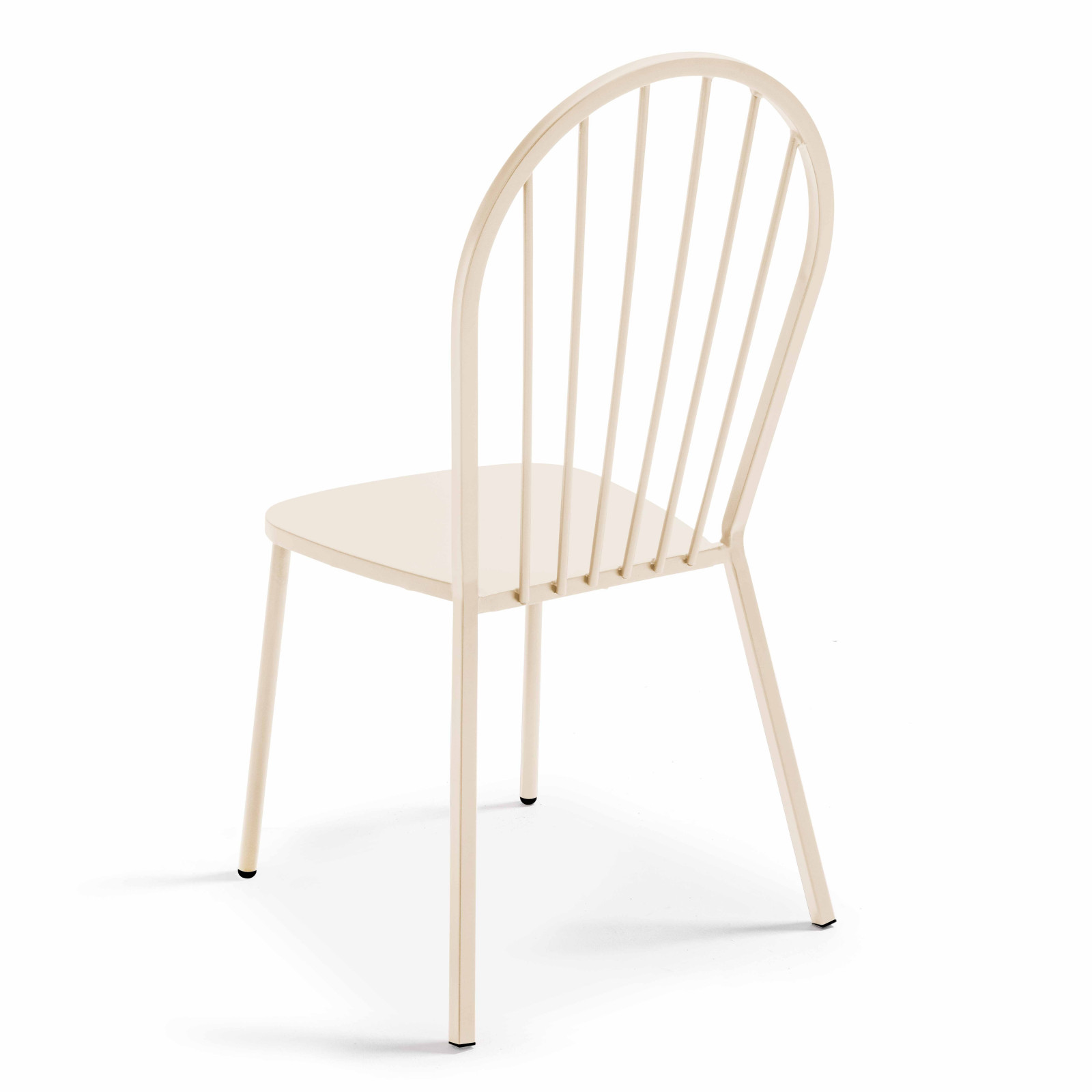 Table de jardin bistrot rabattable Ø70 x 72 cm et 2 chaises en métal