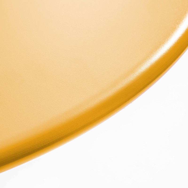 Table de jardin bistrot rabattable 70 x 72 cm et 2 chaises en métal (3/7)