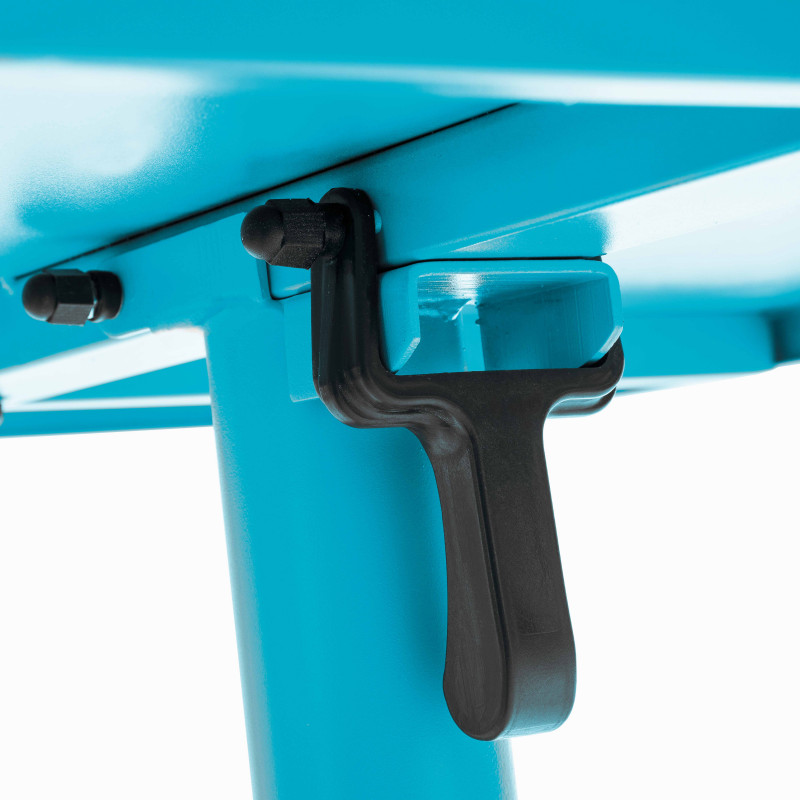 Table de jardin carrée inclinable  70 x 70 cm et 2 chaises bistrot (3/7)