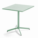 Table de jardin carrée inclinable  70 x 70 cm et 2 chaises bistrot