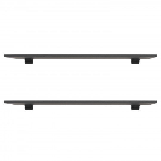 Lot de 2 mini étagères en aluminium