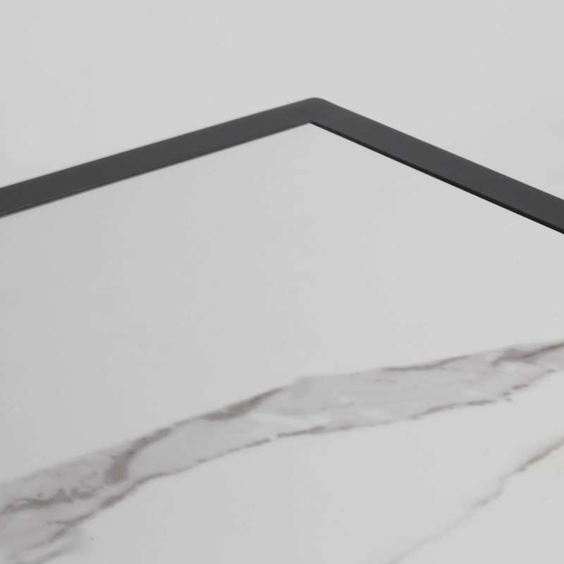 Table de jardin en céramique effet marbre (185 x 95 x 74 cm) (4/6)