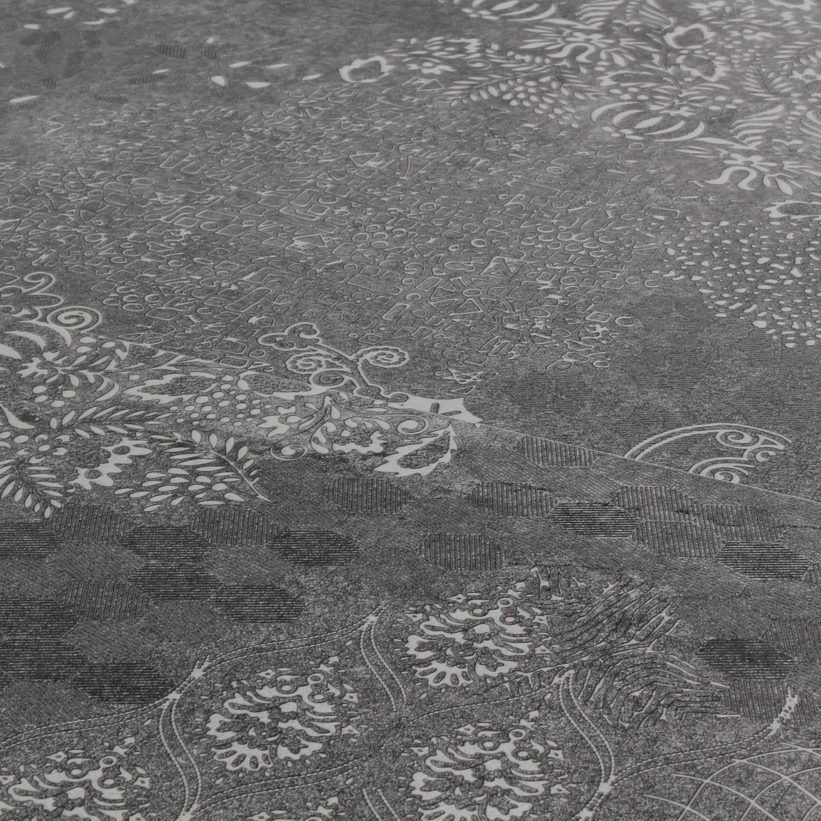 Table de jardin en céramique effet stamp (185 x 95 x 74 cm)