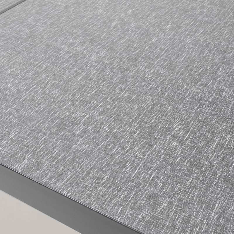 Table de jardin en céramique motif Fabric (182 x 121 x 74 cm)