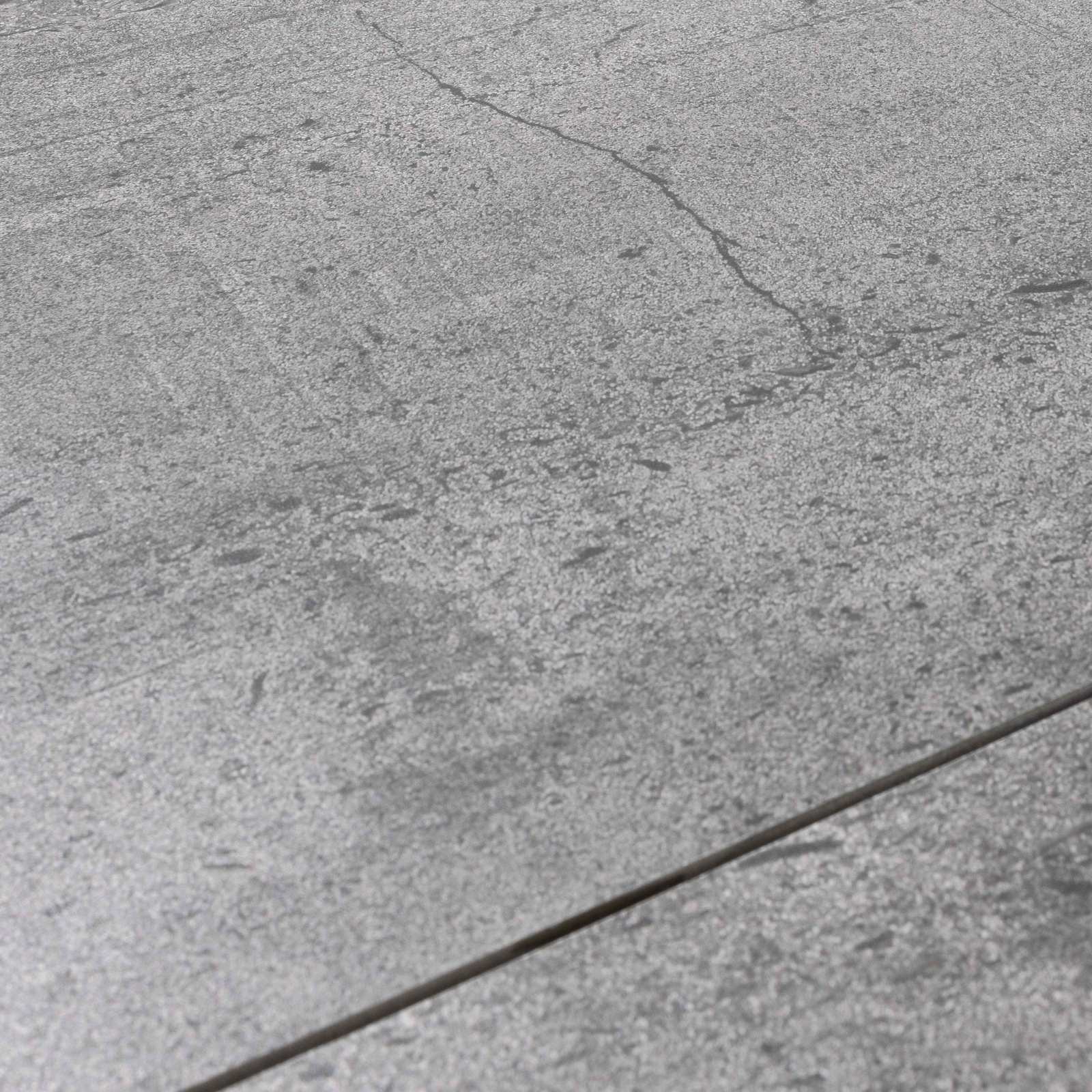 Table de jardin en céramique 10 places effet béton ciré