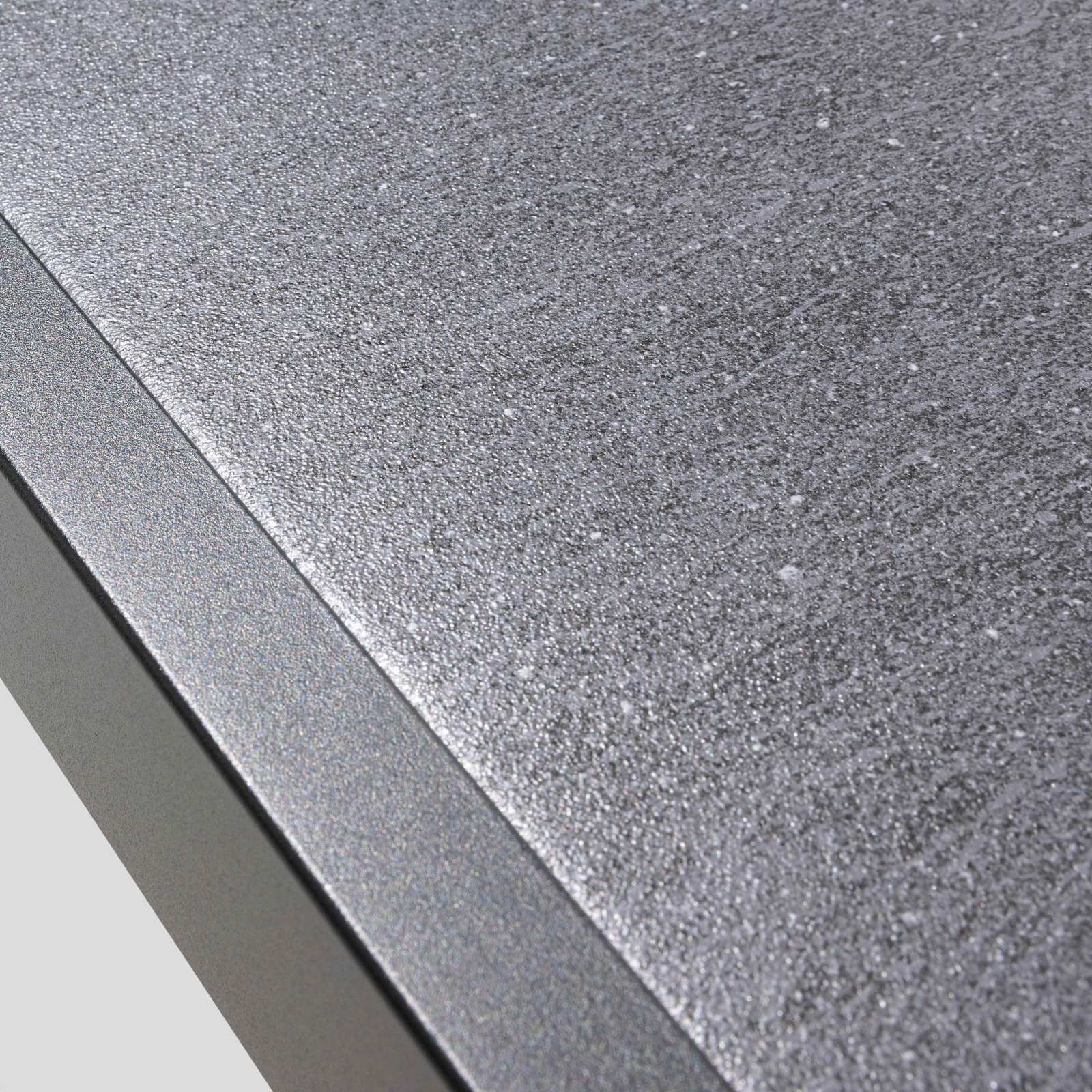 Table de jardin en céramique gris anthracite (185 x 95 x 74 cm)