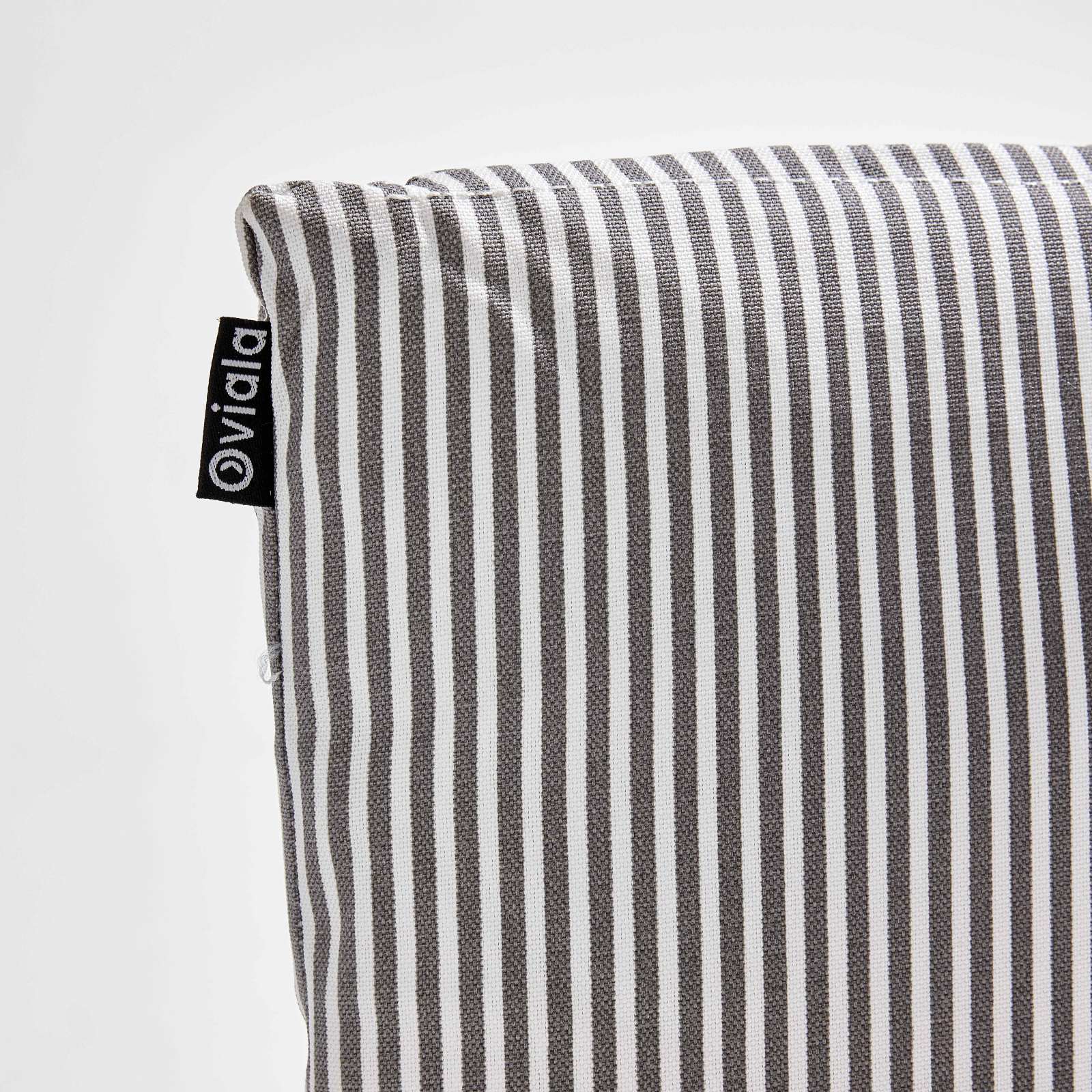 Lot de 2 coussins carrés d'extérieur déhoussables 45 x 45 cm