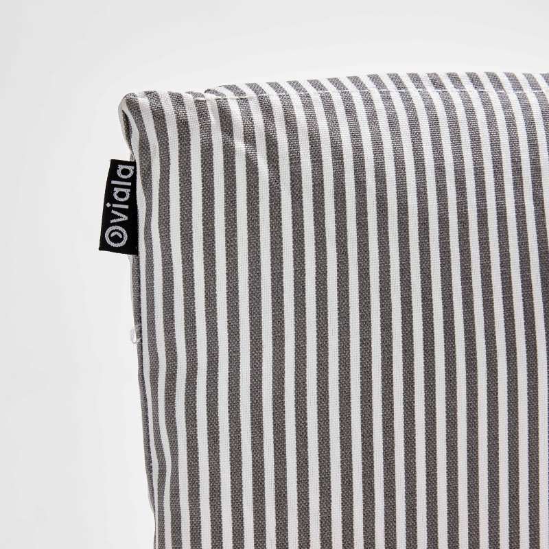 Lot de 2 coussins carrés d'extérieur déhoussables 45 x 45 cm