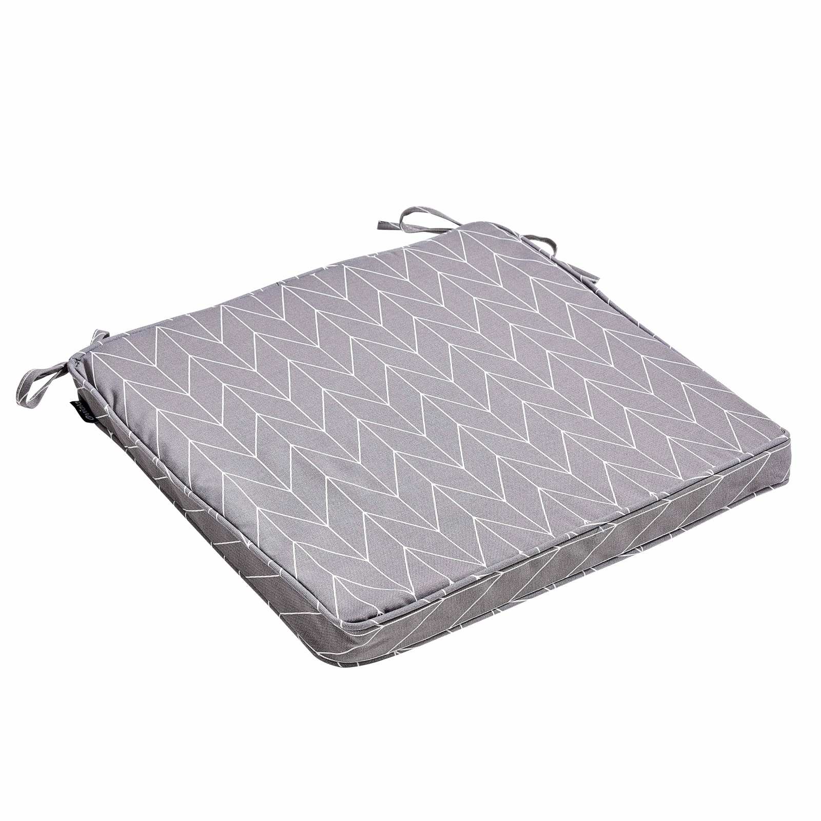 Lot de 4 galettes de chaise d'extérieur à motifs 40 x 40 cm