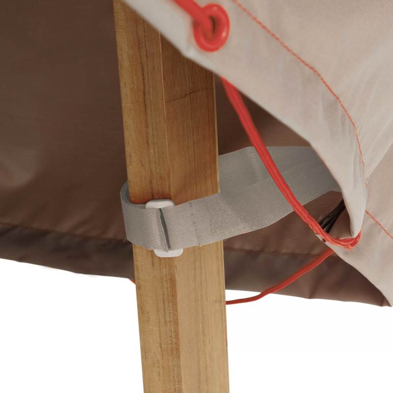 Housse barbecue rectangulaire 150 x 60 x 90 cm taupe