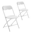 Lot de 2 chaises pliantes