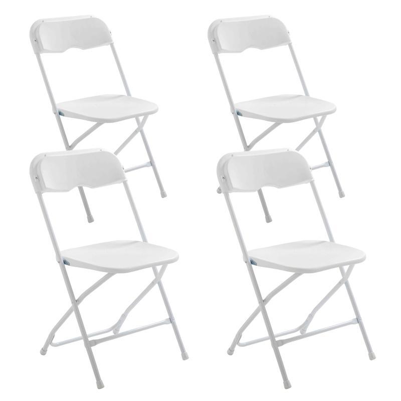 Lot de 4 chaises pliantes