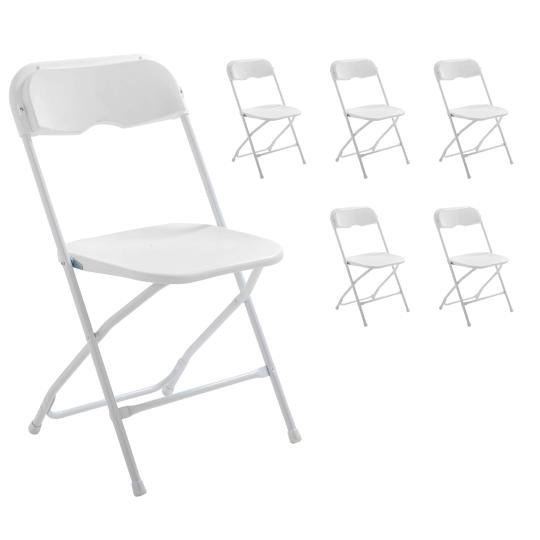 Lot de 6 chaises pliantes
