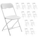 Lot de 12 chaises pliantes