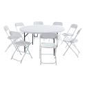 Ensemble table pliante 8 personnes et 8 chaises