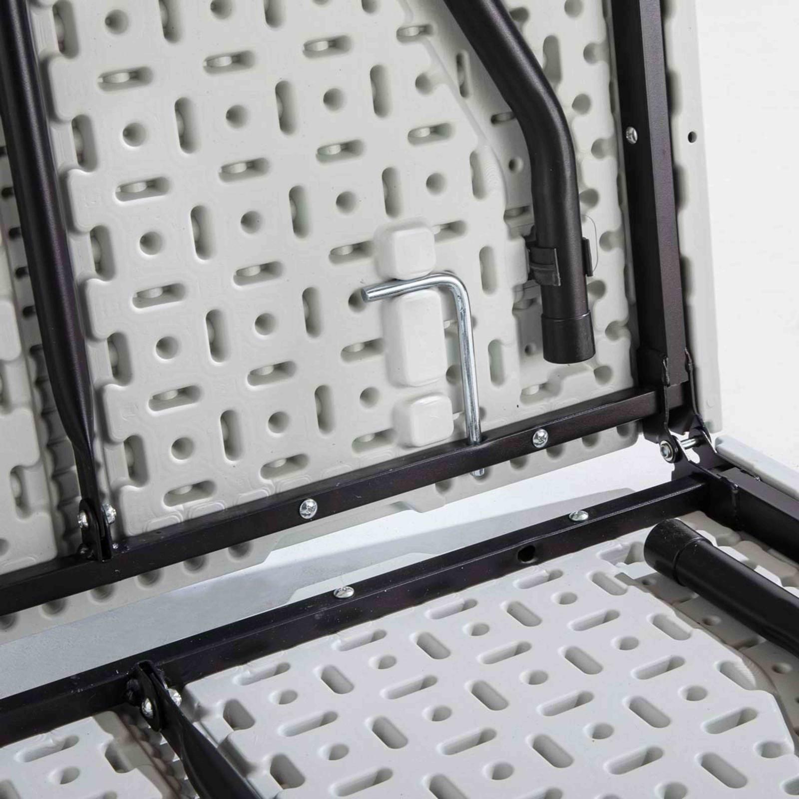 Ensemble table et bancs pliants 180 cm