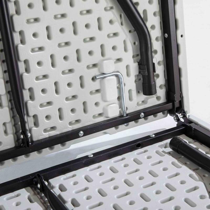 Ensemble table et bancs pliants 180 cm