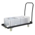 Ensemble chariot + 50 chaises pliantes