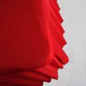 Housse nappe rouge 180 cm pour table de réception buffet traiteur