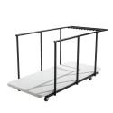 18 tables pliantes 180 cm et chariot de transport