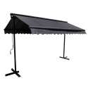 Ensemble store double pente (3 x 3 m) + 4 dalles lestées