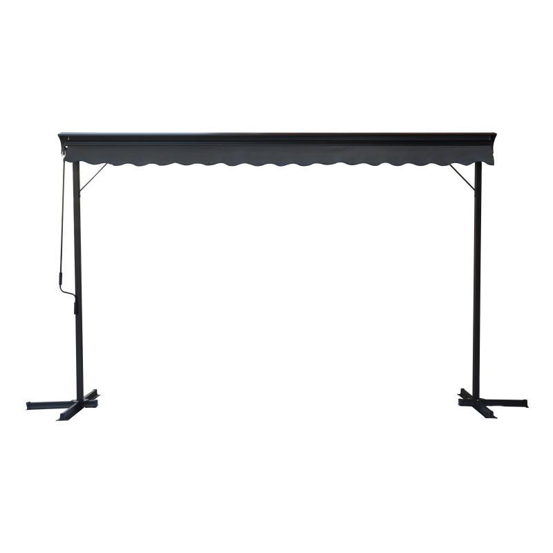 Store double pente avec coffre 3 x 4 m