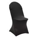 Housse noire de chaise pliante