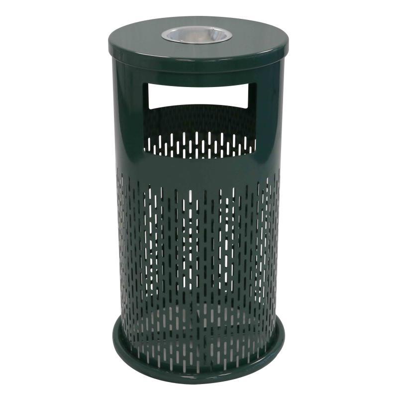 Poubelle d'extérieur 30 L + cendrier
