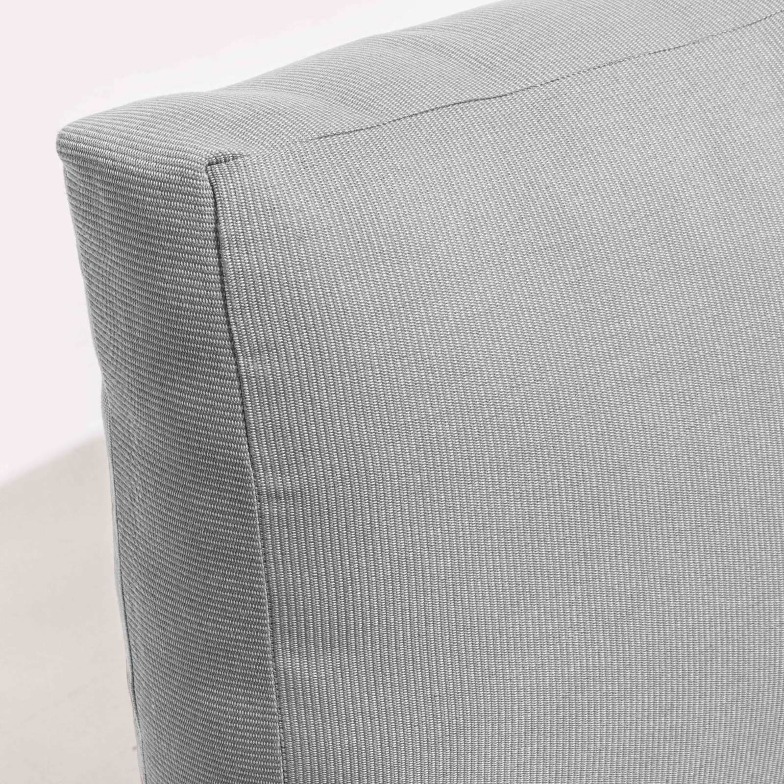 Salon de jardin bas d'angle 6 places en aluminium et bois