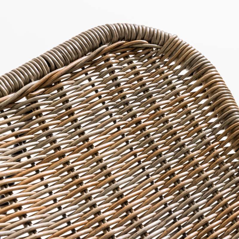 Lot de 2 fauteuils de jardin en résine tressée