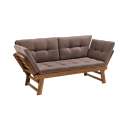 Canapé de jardin relax en acacia