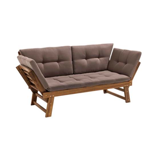 Canapé de jardin relax en acacia