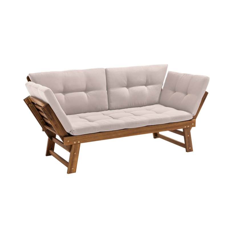 Canapé de jardin relax en acacia