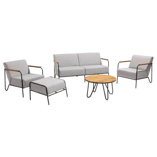 Salon de jardin 4 places en teck | Oviala