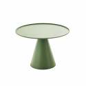 Table basse de jardin ronde Ø60 cm en acier