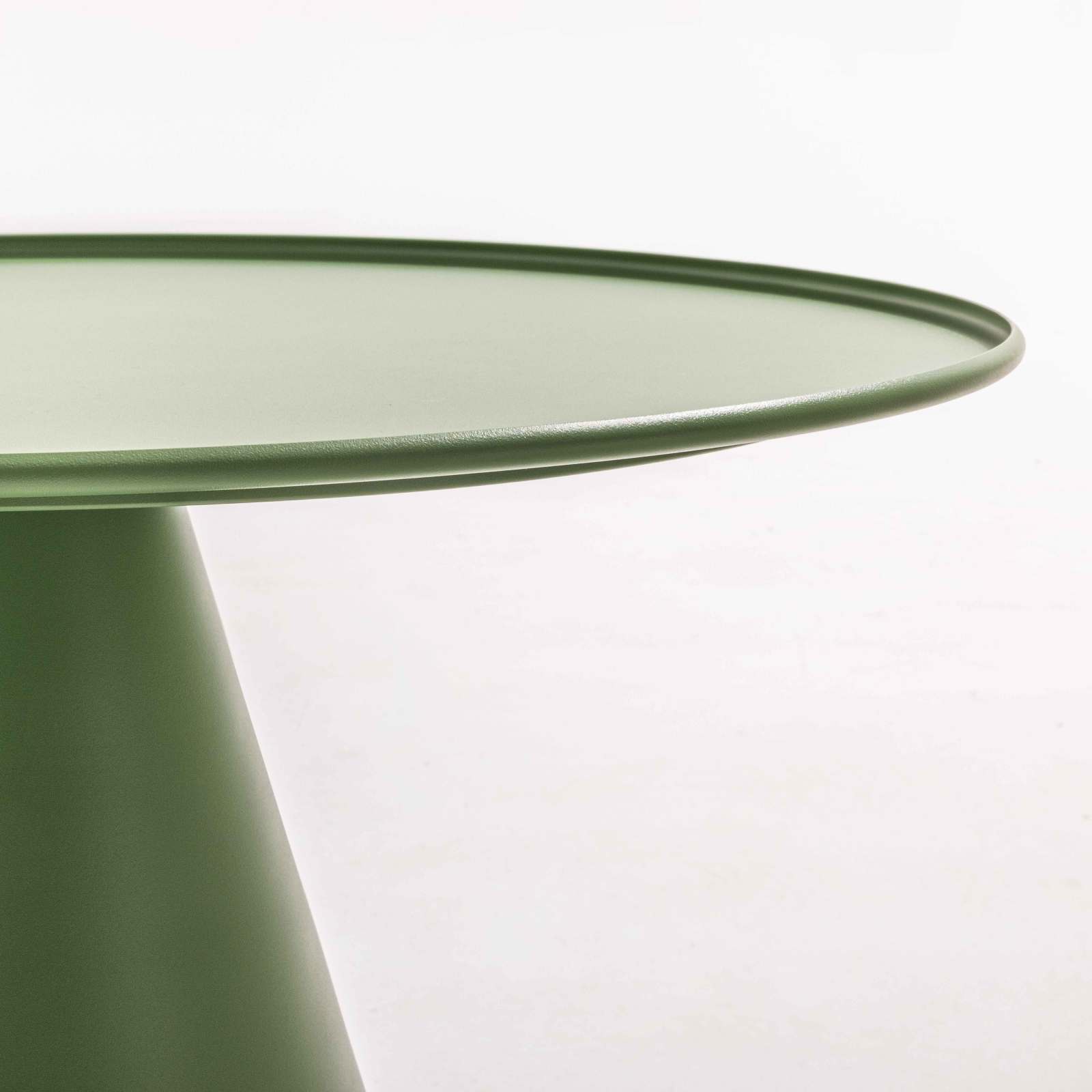 Table basse de jardin ronde Ø60 cm en acier