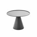 Table basse de jardin ronde Ø60 cm en acier