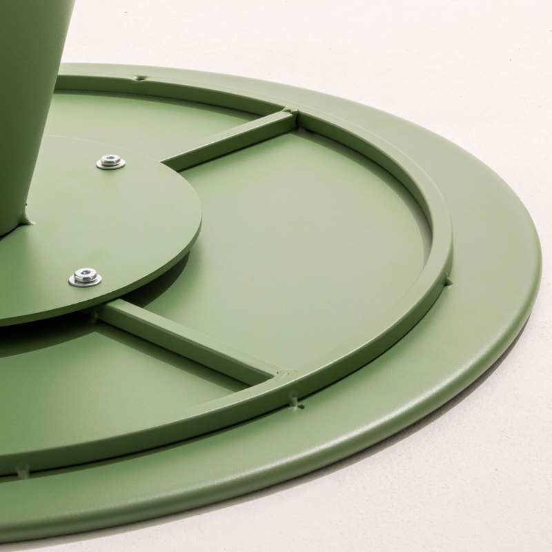 Lot de 2 tables basses de jardin rondes