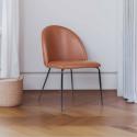 Lot de 4 chaises en textile enduit