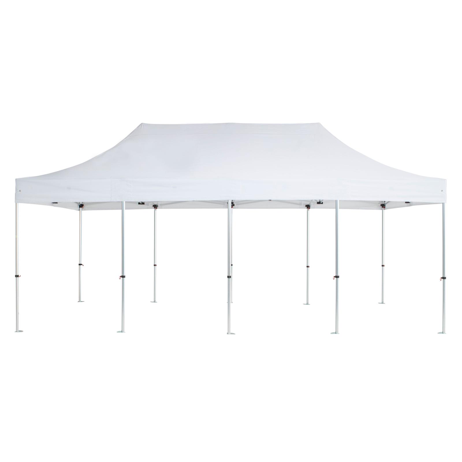 Tente pliante blanche en aluminium  4x8m 300g/m² 40mm