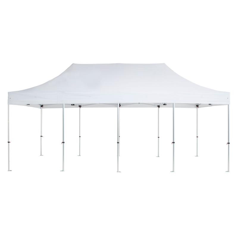 Tente pliante blanche en aluminium  4x8m 300g/m² 40mm