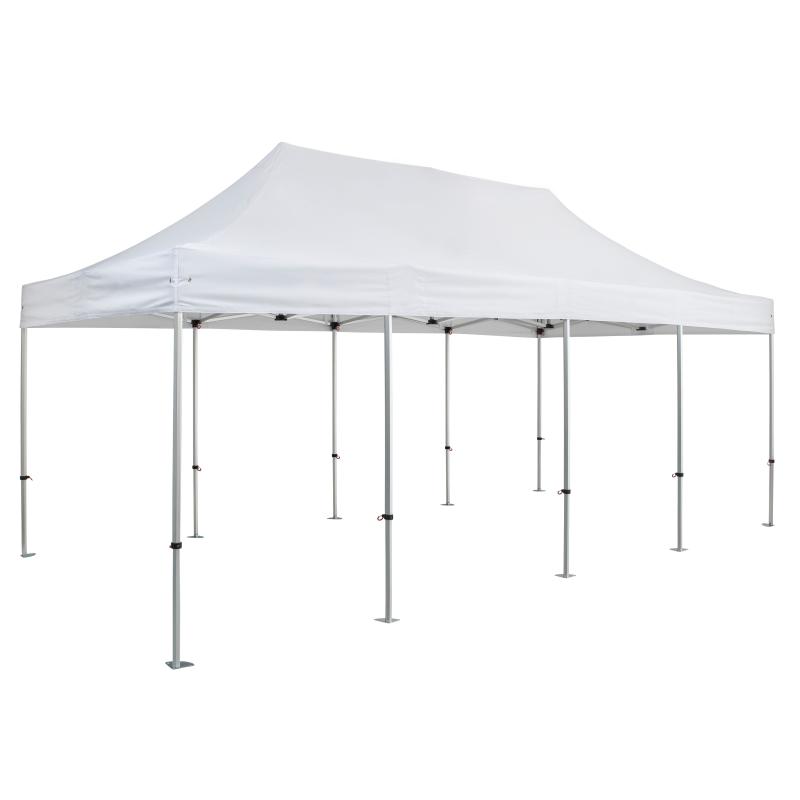 Tente pliante blanche en aluminium  4x8m 300g/m² 40mm