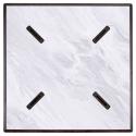 Plateau de table carré 60 x 60 cm en HPL