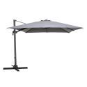 Parasol déporté carré rotatif 360° (3 x 3m) - 250g/m²