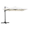 Parasol déporté carré rotatif 360° (3 x 3m) - 250g/m²