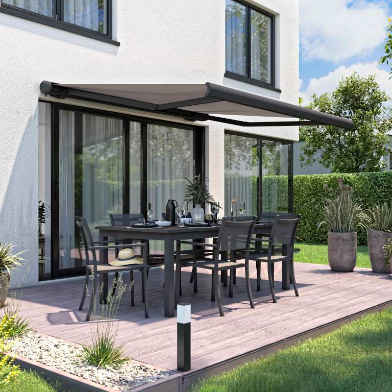 Store banne 2,50 x 2 m avec coffre intégral