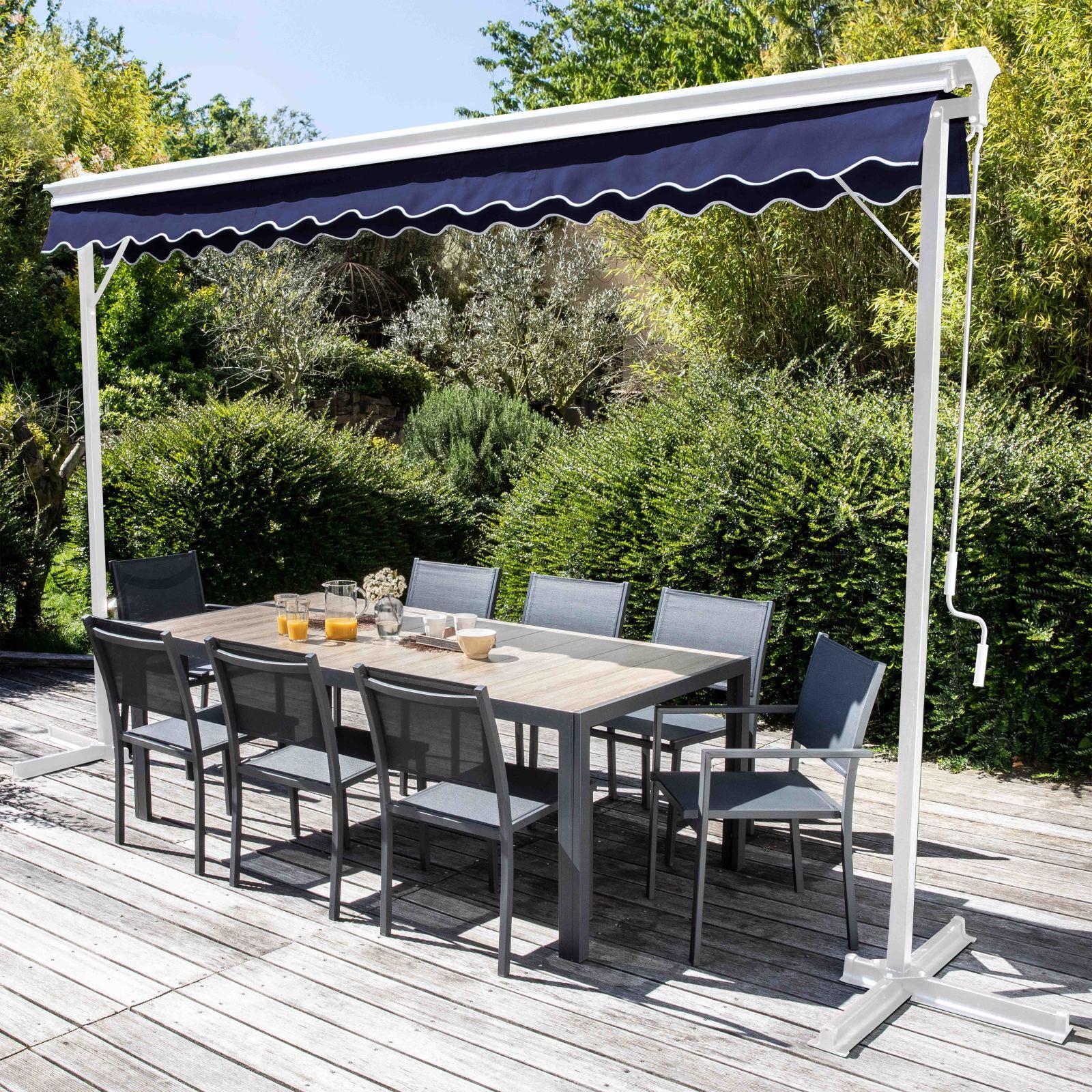 Store double pente avec coffre 3 x 4 m