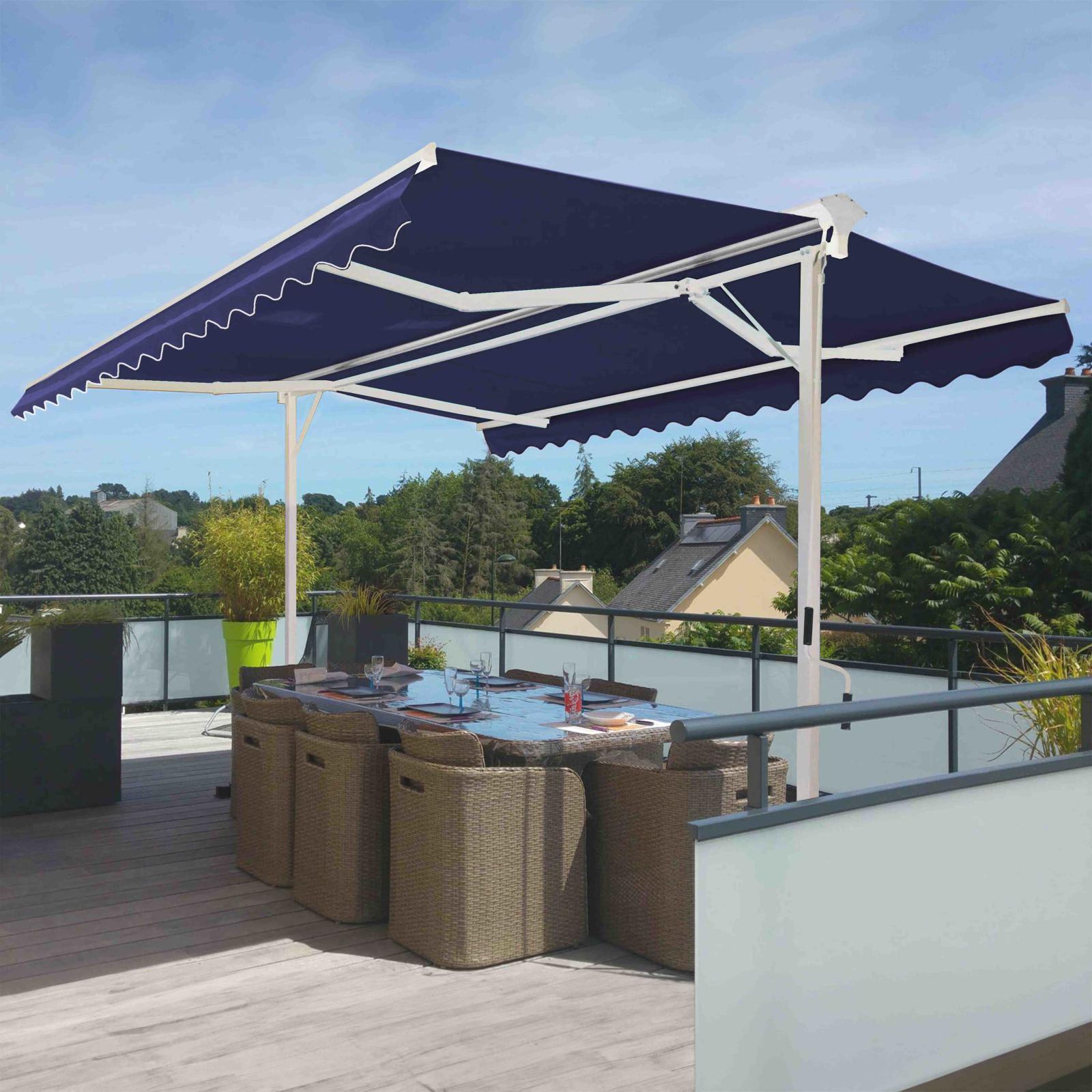 Store double pente avec coffre 3 x 3 m