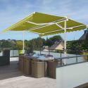Store double pente avec coffre 3 x 3 m