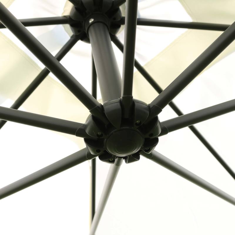 Parasol déporté inclinable carré (3 x 3m)